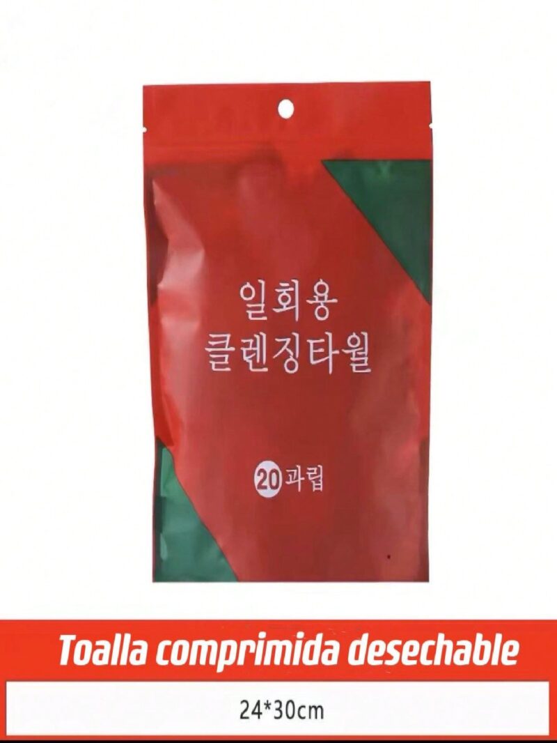 Toalla de limpieza facial comprimida. - Imagen 5