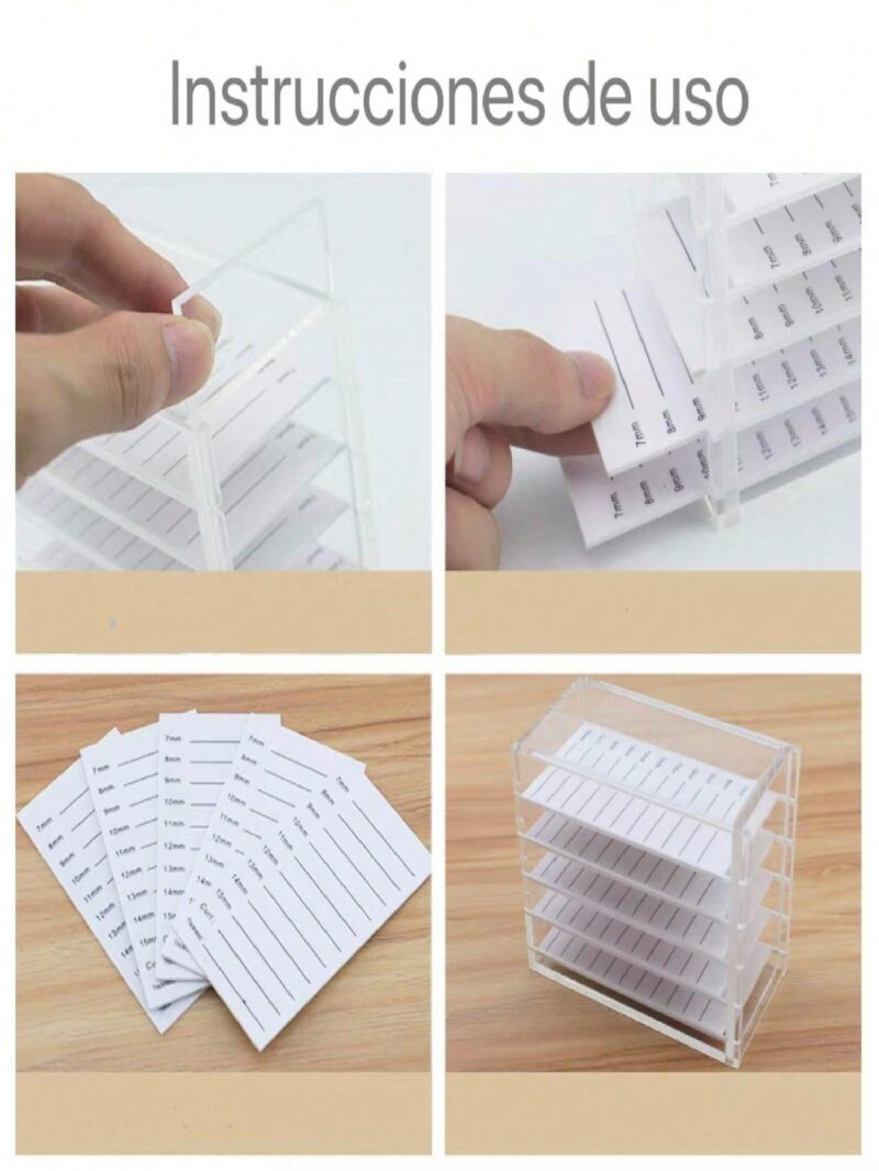 Organizador de pestañas 1x1. - Imagen 2