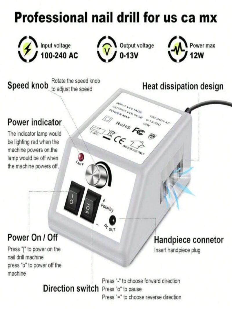 Professional Nail Grinder - Imagen 5