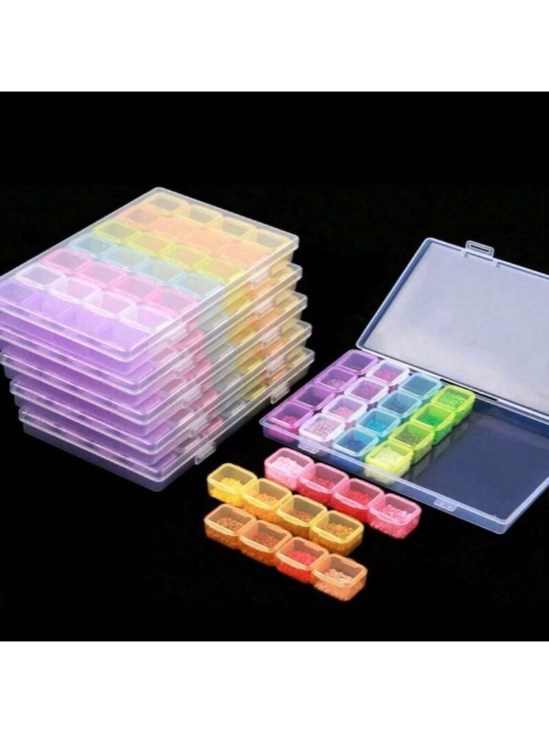 Organizador de plástico multicolor *56 cajitas plástico* - Imagen 8