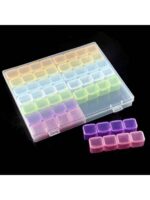 Organizador de plástico multicolor *56 cajitas plástico*