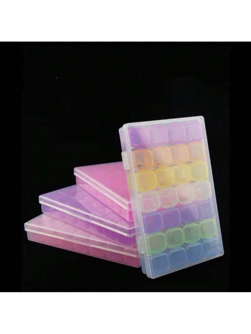 Organizador de plástico multicolor *56 cajitas plástico* - Imagen 9