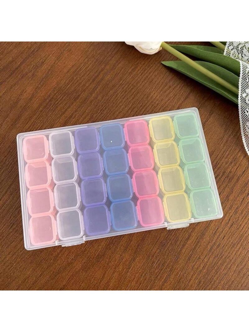 Organizador de plástico multicolor *28 cajitas de plástico* - Imagen 5
