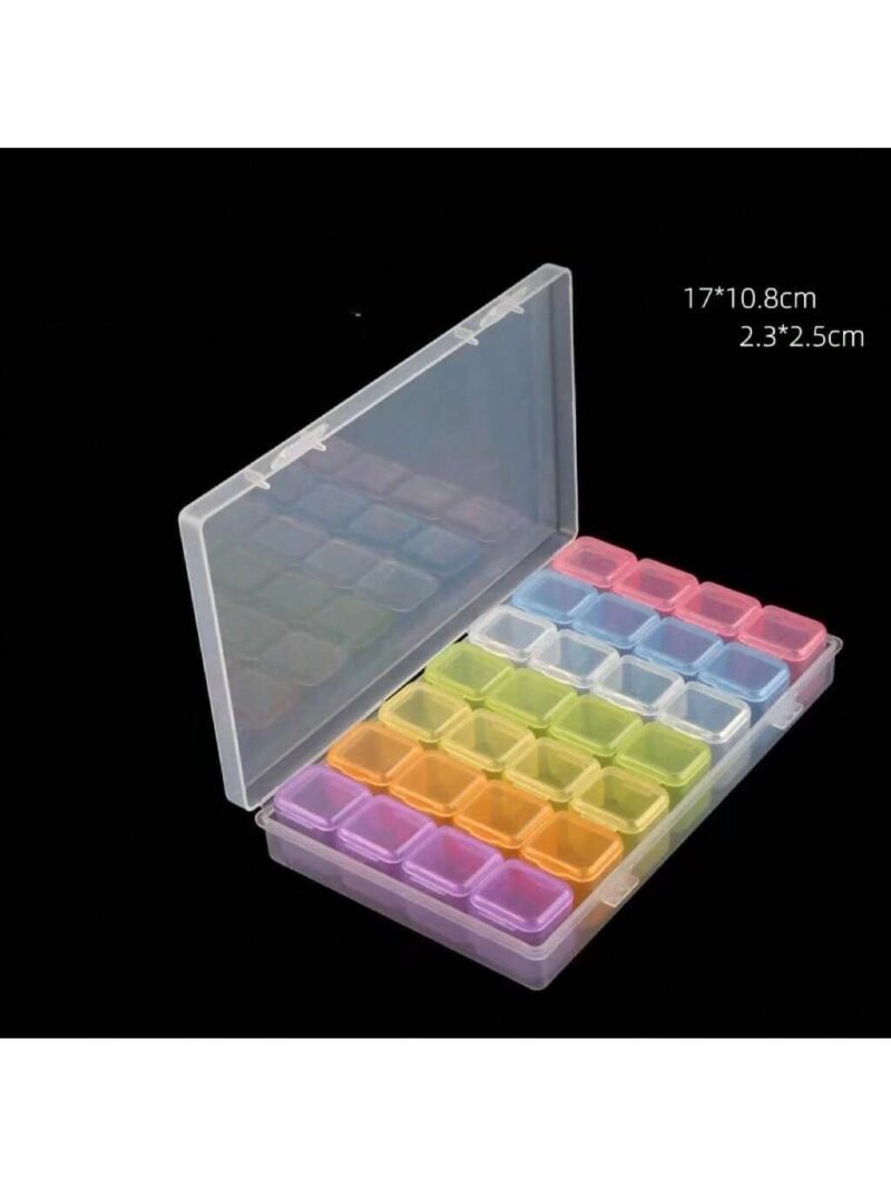 Organizador de plástico multicolor *28 cajitas de plástico* - Imagen 10