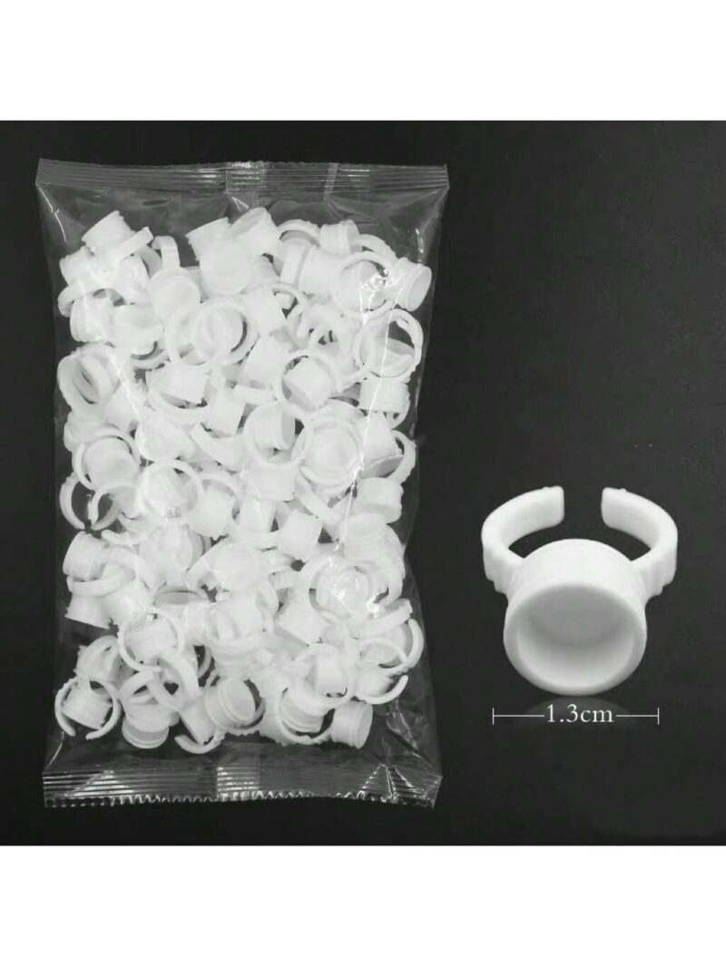 Anillo para pegamento de pestañas 100 piezas - Imagen 2