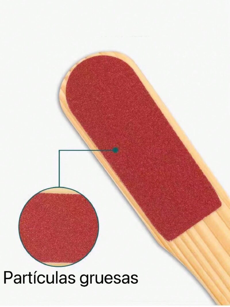 Lima  para pies de madera 12 piezas. - Imagen 7