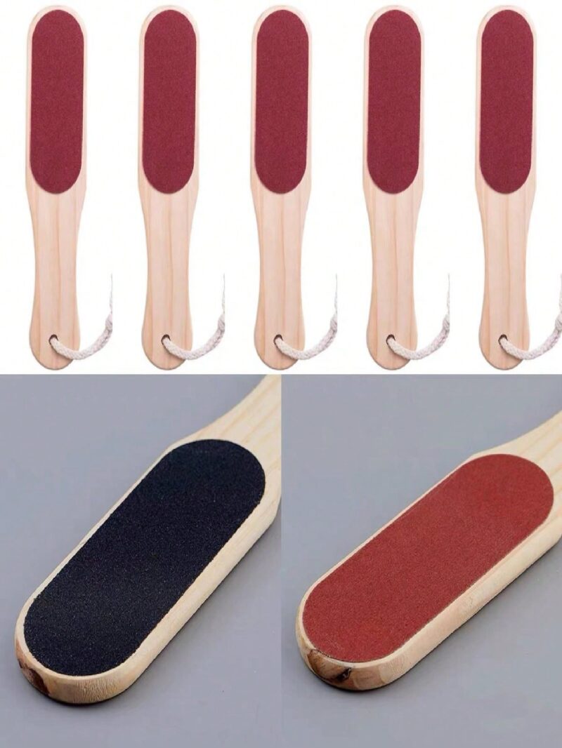 Lima  para pies de madera 12 piezas. - Imagen 2