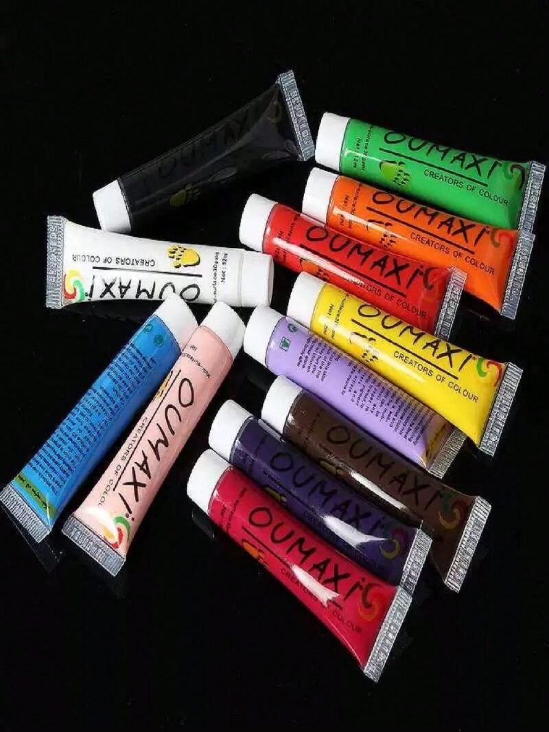 Pintura acrílica 12 colores. - Imagen 10