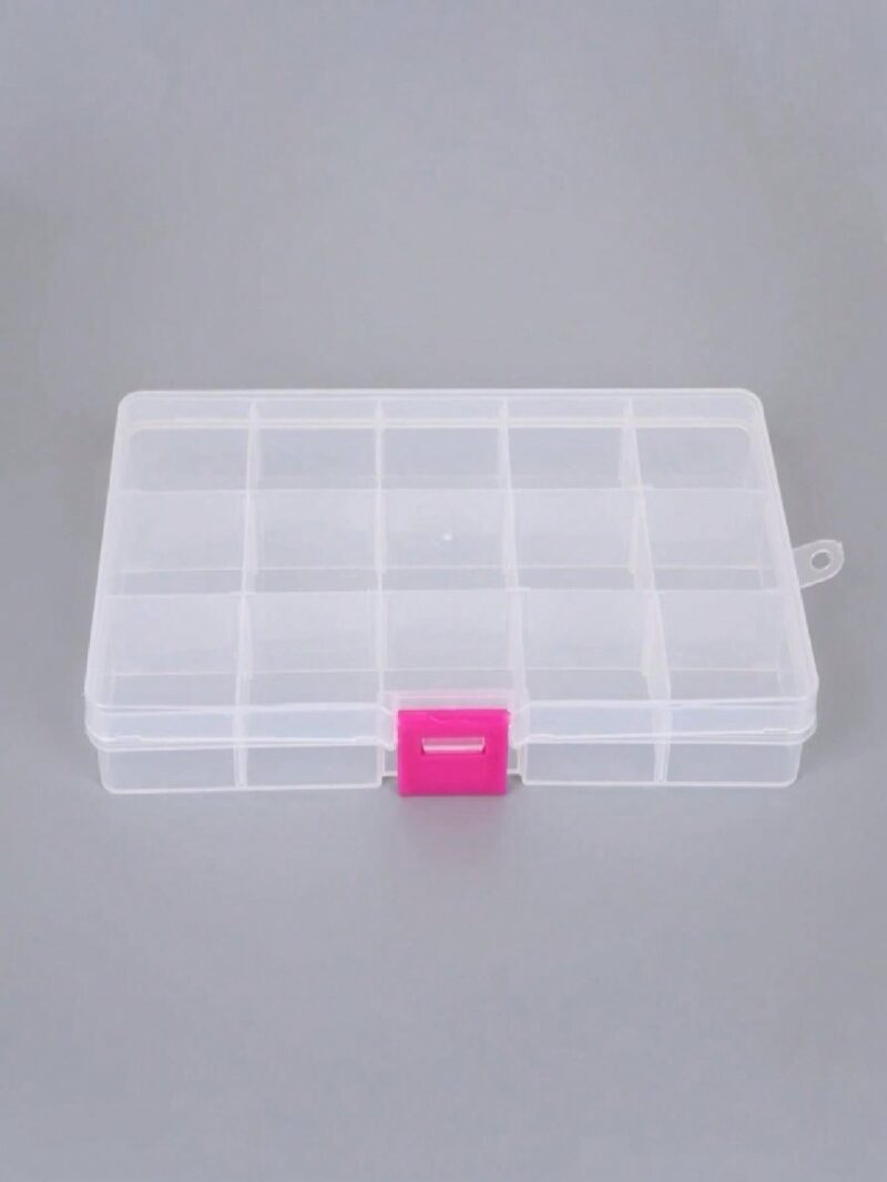 Pastillero/ Organizador de plástico con broche.