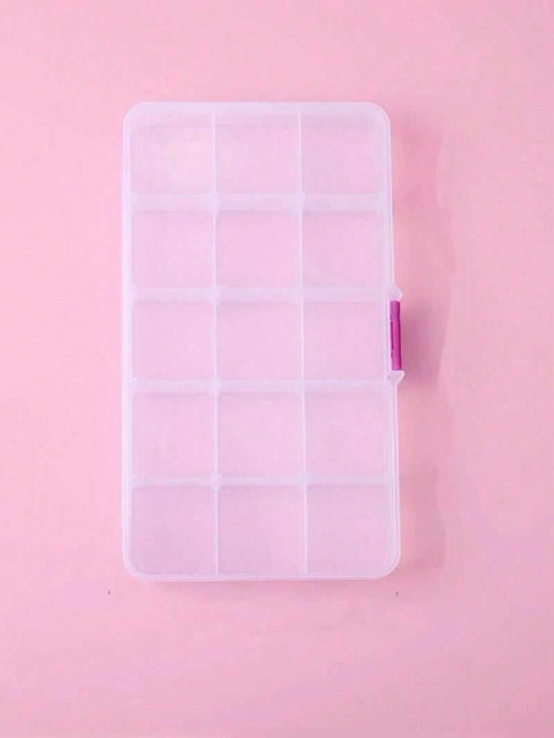 Pastillero/ Organizador de plástico con broche. - Imagen 6
