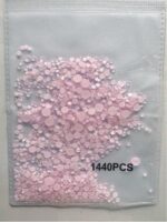 Piedra cristal pastel Numeración mixta1440piezas