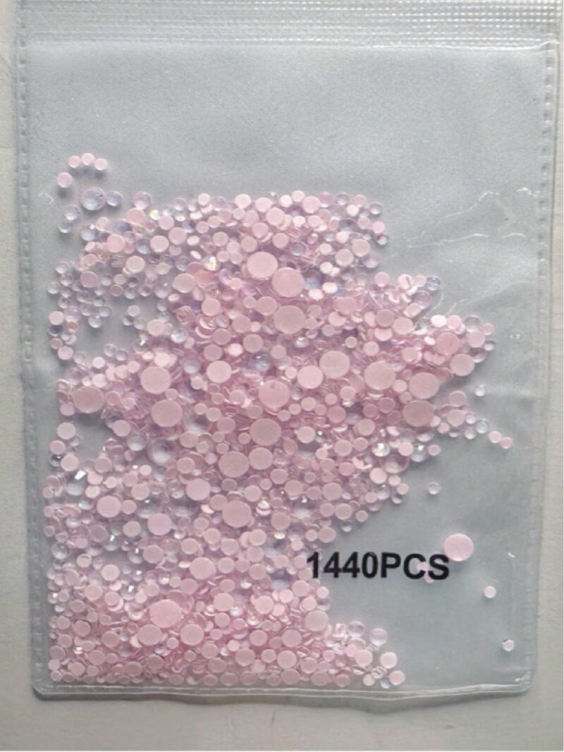Piedra cristal pastel Numeración mixta1440piezas