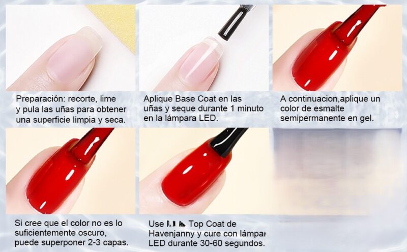 Base para gel semipermanente 12 piezas - Imagen 5