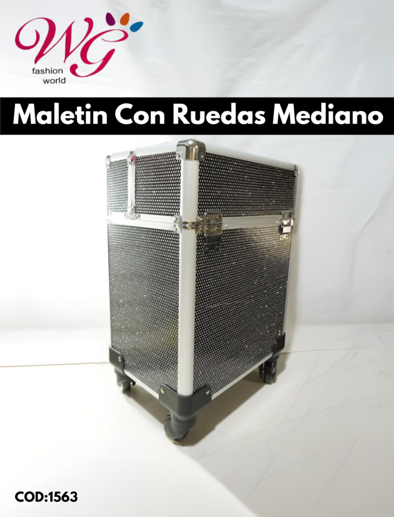 Maletín Con Ruedas Mediano (Cristal)