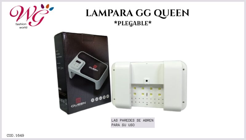 Lampara Para Uñas Profesional Gg Queen (Pegable) - Imagen 2
