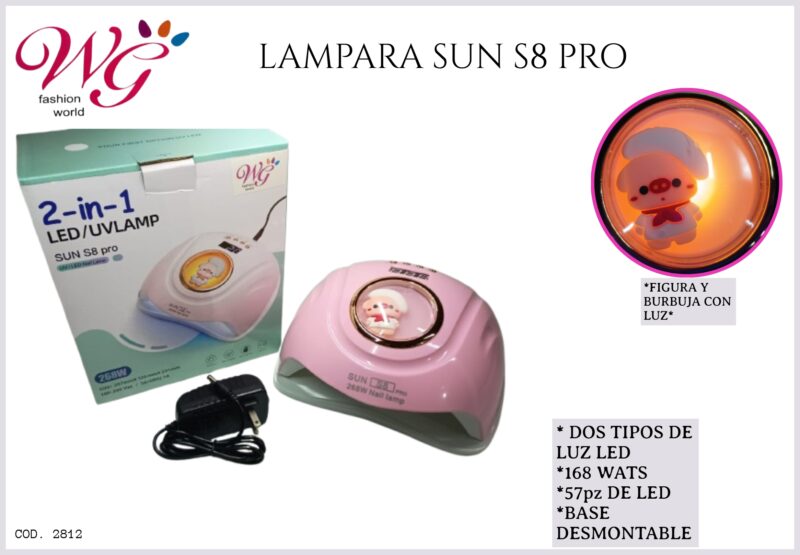 Lampara Para Uñas Profesional Sun S8 Pro - Imagen 9