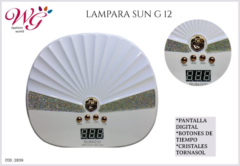 Lampara Para Uñas Profesional Sun G12 - Imagen 3