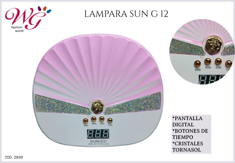 Lampara Para Uñas Profesional Sun G12 - Imagen 4
