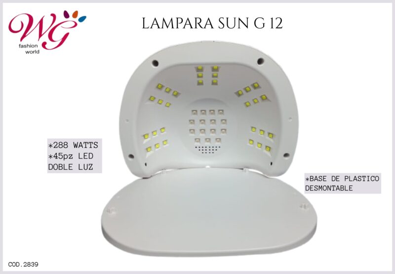 Lampara Para Uñas Profesional Sun G12 - Imagen 5