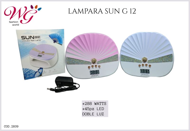 Lampara Para Uñas Profesional Sun G12 - Imagen 6