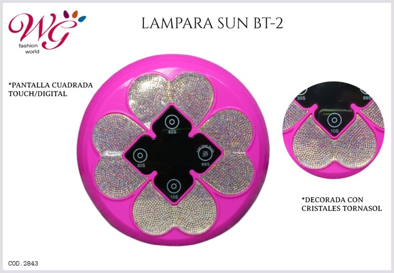Lampara Para Uñas Sun Bt-2 - Imagen 6
