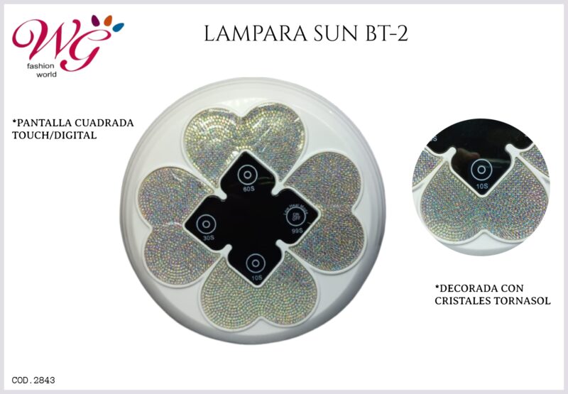 Lampara Para Uñas Sun Bt-2 - Imagen 4
