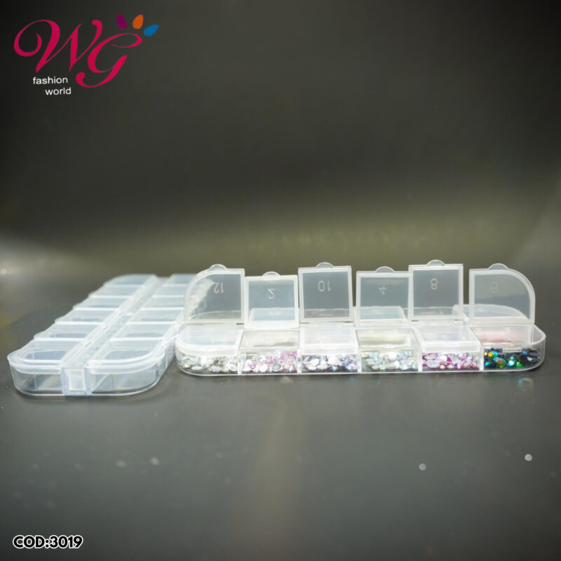 Organizadora Para Decoración De Uñas 12 Divisiones - Imagen 4