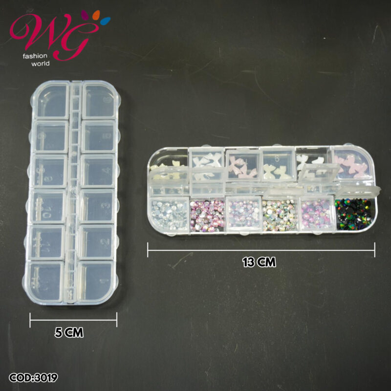 Organizadora Para Decoración De Uñas 12 Divisiones - Imagen 5