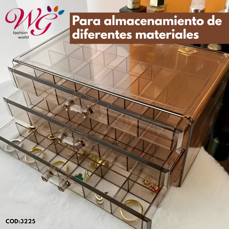 Organizar De Acrílico Con 5 Cajones (120 Espacios) - Imagen 2