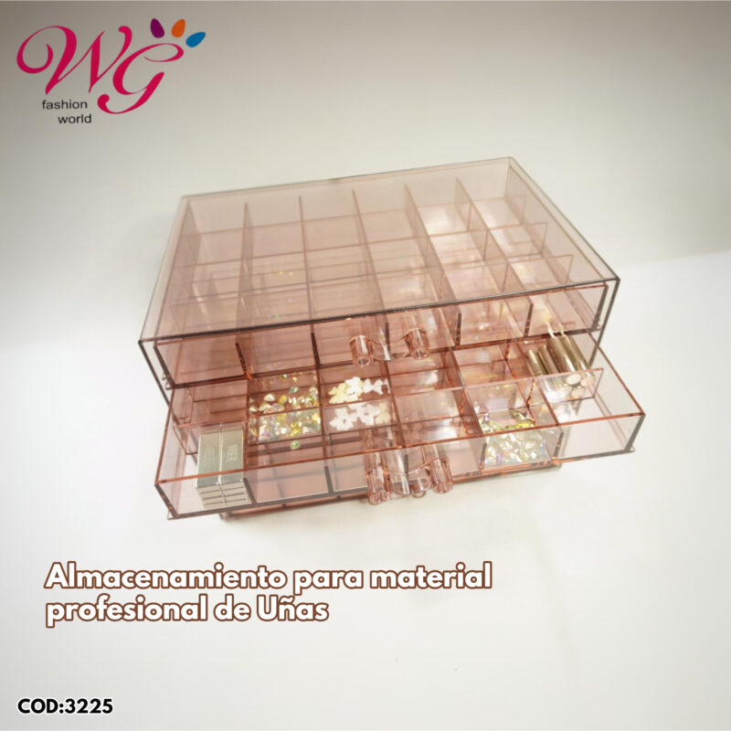 Organizar De Acrílico Con 5 Cajones (120 Espacios) - Imagen 3