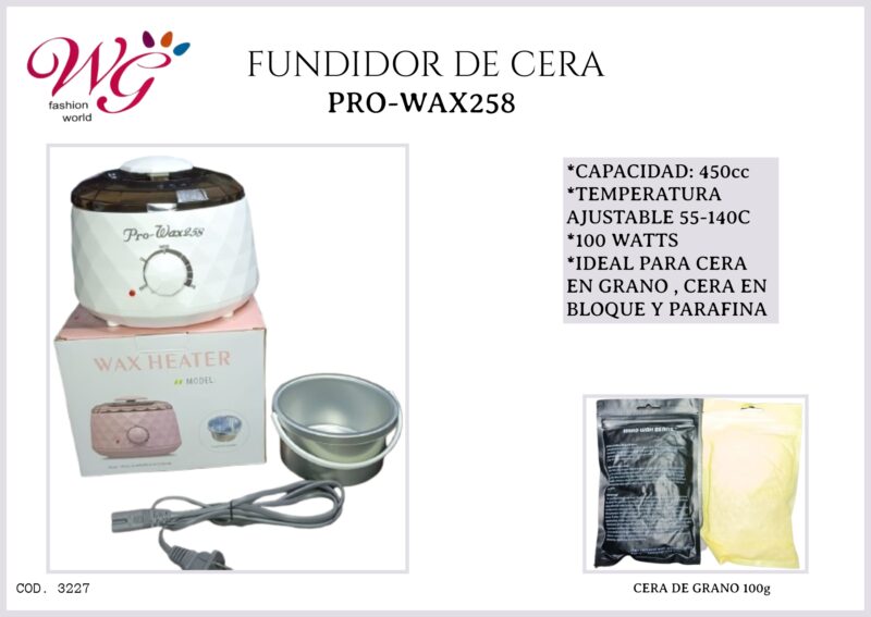 Fundidor De Cera Pro Wax258 - Imagen 4