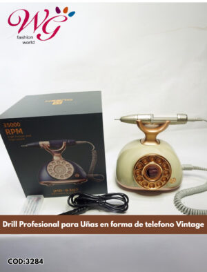 Drill Para Uñas Profesional En Forma De Teléfono Vintage