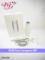 Drill Profesional Para Uñas Con Lampara Uv (recargable)
