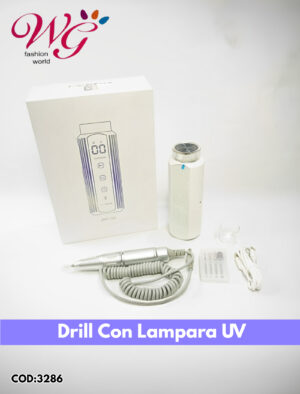Drill Profesional Para Uñas Con Lampara Uv (recargable)
