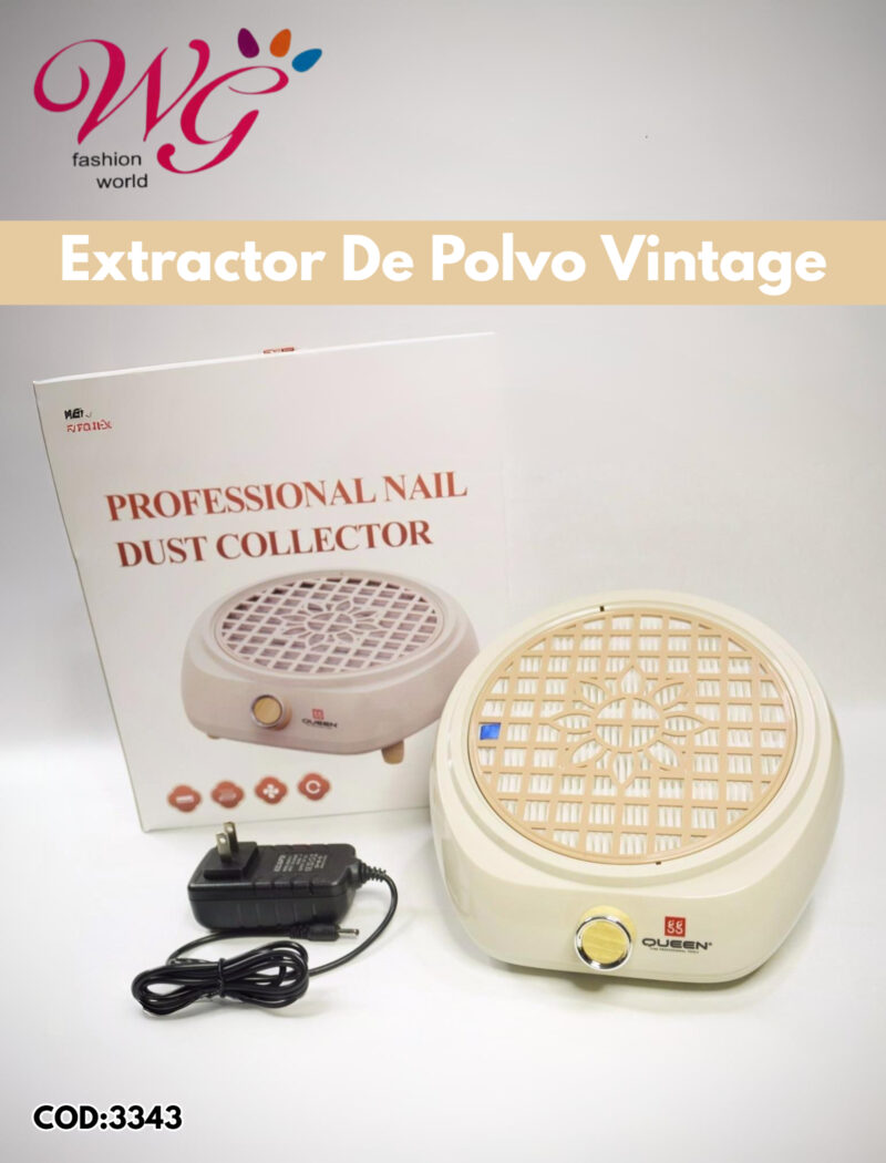 Extractor De Polvo Profesional Vintage Para Uñas