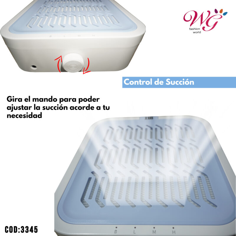 Extractor De Polvo Profesional Para Uñas (recargable) - Imagen 3