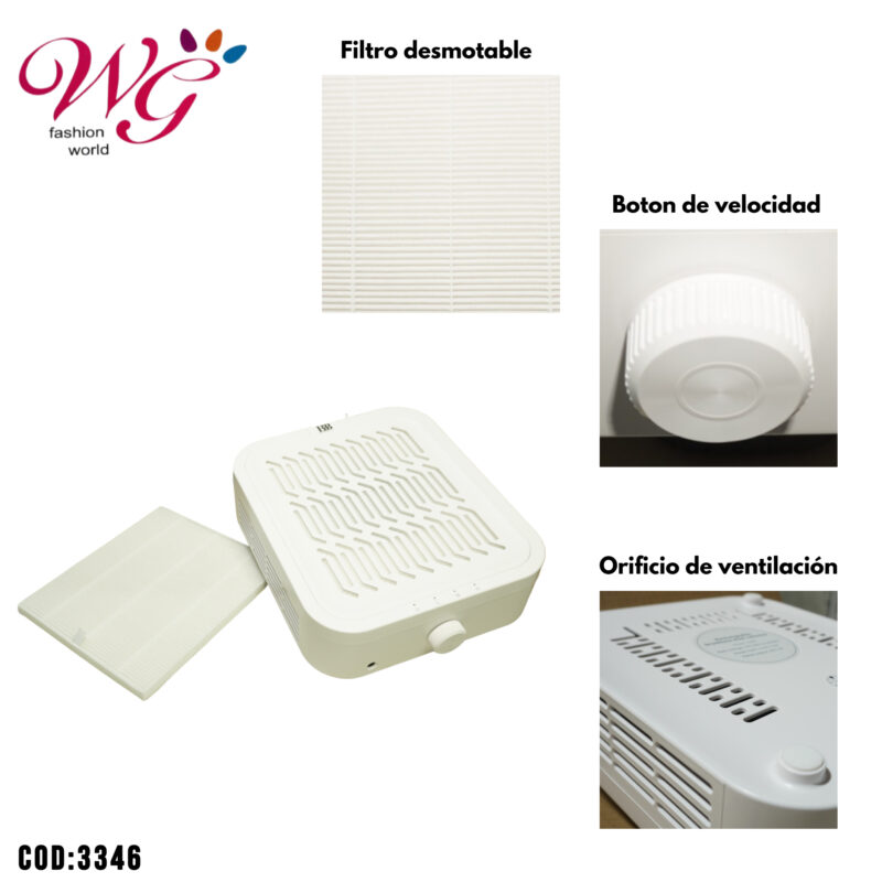Extractor De Polvo Profesional Para Uñas Bbb - Imagen 4