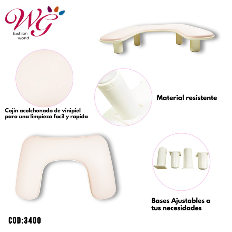 Reposabrazos Para Manicura Y Pedicura Bbb - Imagen 4