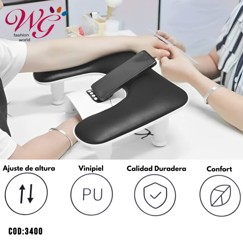 Reposabrazos Para Manicura Y Pedicura Bbb - Imagen 2