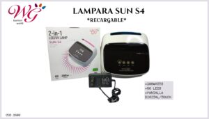 Lampara Para Uñas Profesional Sun S4 (recargable)