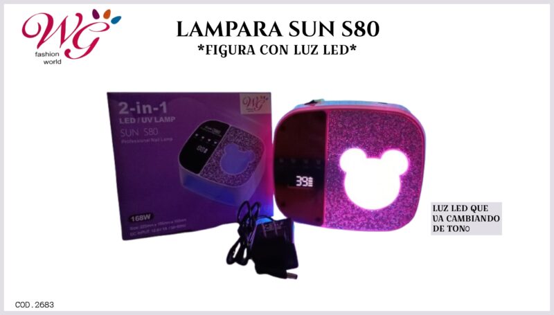Lampara Para Uñas Profesional Sun S80 - Imagen 8