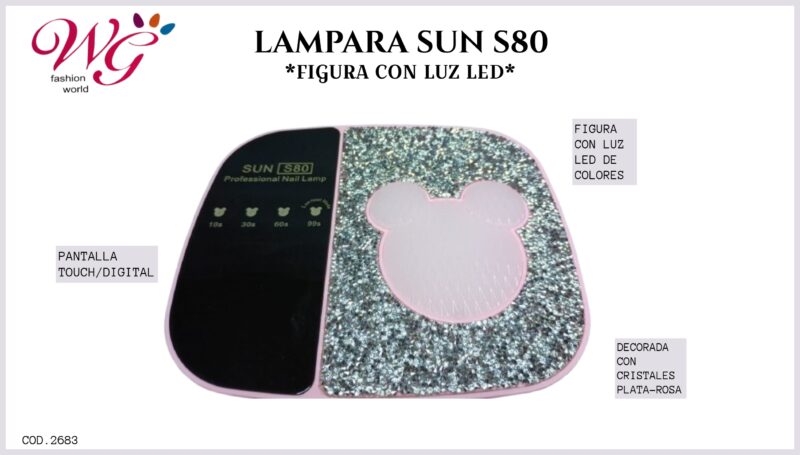 Lampara Para Uñas Profesional Sun S80 - Imagen 5