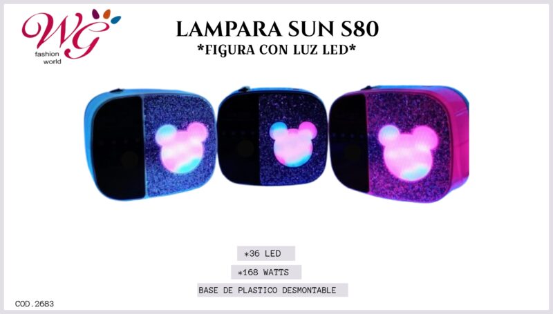 Lampara Para Uñas Profesional Sun S80 - Imagen 3