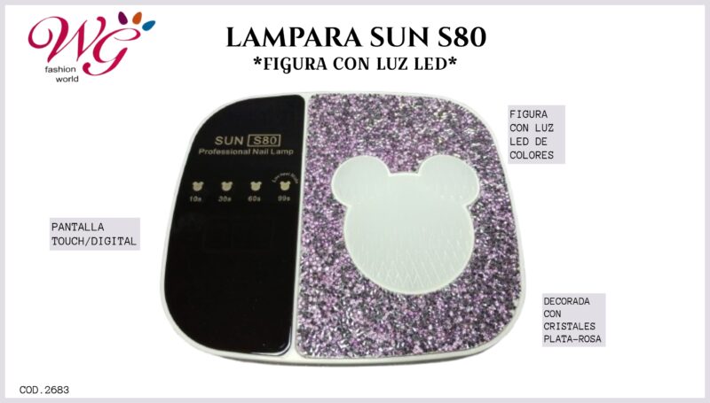 Lampara Para Uñas Profesional Sun S80 - Imagen 6