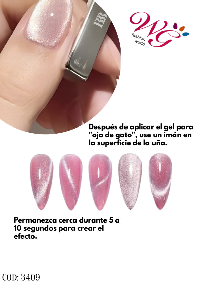 Iman Para Efecto Ojo De Gato (2 Pzs) - Imagen 3