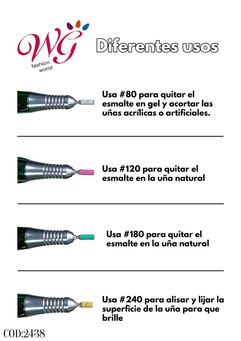 Bits Para Drill 4 Gramajes - Imagen 4