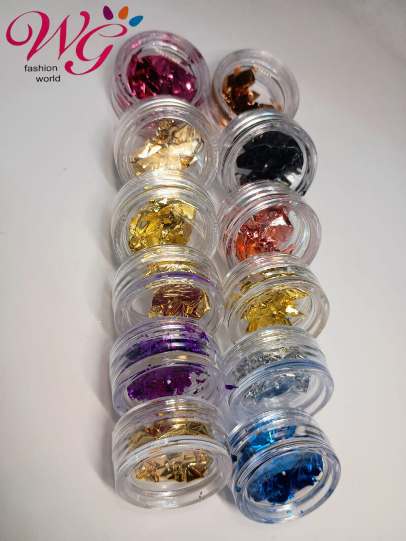 Hoja De Oro Metálica Para De Uñas - Imagen 5