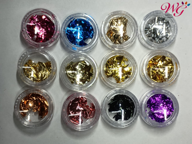 Hoja De Oro Metálica Para De Uñas - Imagen 6