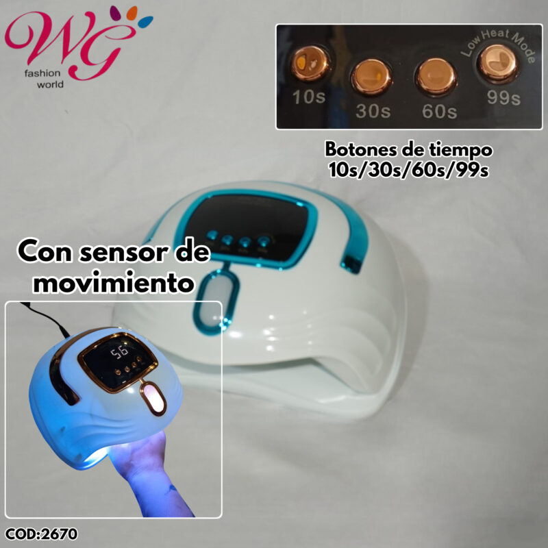 Lampara Profesional Para Uñas Sun S5 - Imagen 2