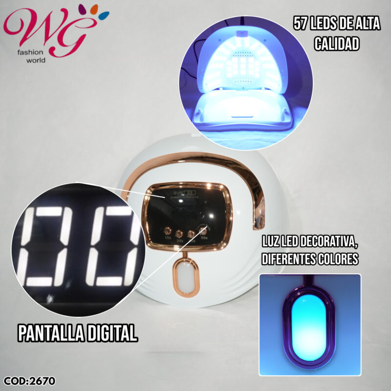 Lampara Profesional Para Uñas Sun S5 - Imagen 3